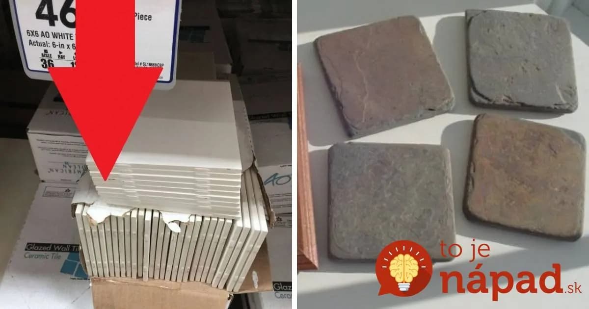 Keď budete nabudúce v stavebninách, vezmite aj pár obyčajných dlaždíc: Nie však na novú dlažbu, ale na niečo ešte lepšie!