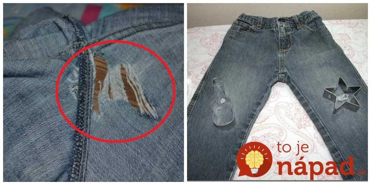 Nevyhdazujte ich, stačí urobiť túto vec: Perfektná pomoc pre každého, kto našiel na obľúbených rifliach dieru!