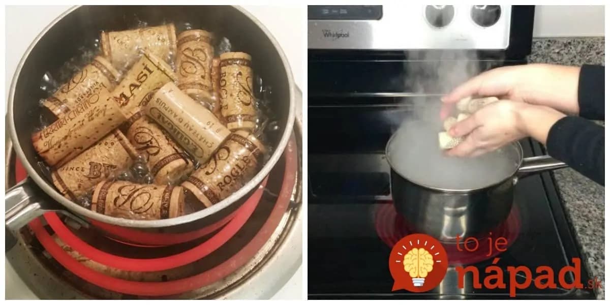 Perfektný trik s korkovými zátkami a vriacou vodou: Keď uvidíte, čo z nich môžete mať, nevyhodíte už ani jeden kus!