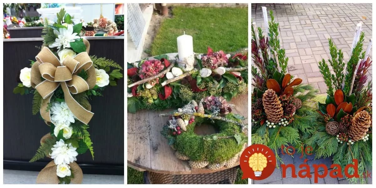 Pre tých tam hore, ktorých milujeme, no už nie sú medzi nami: 27 nápadov na krásne spomienkové vence na Dušičky!