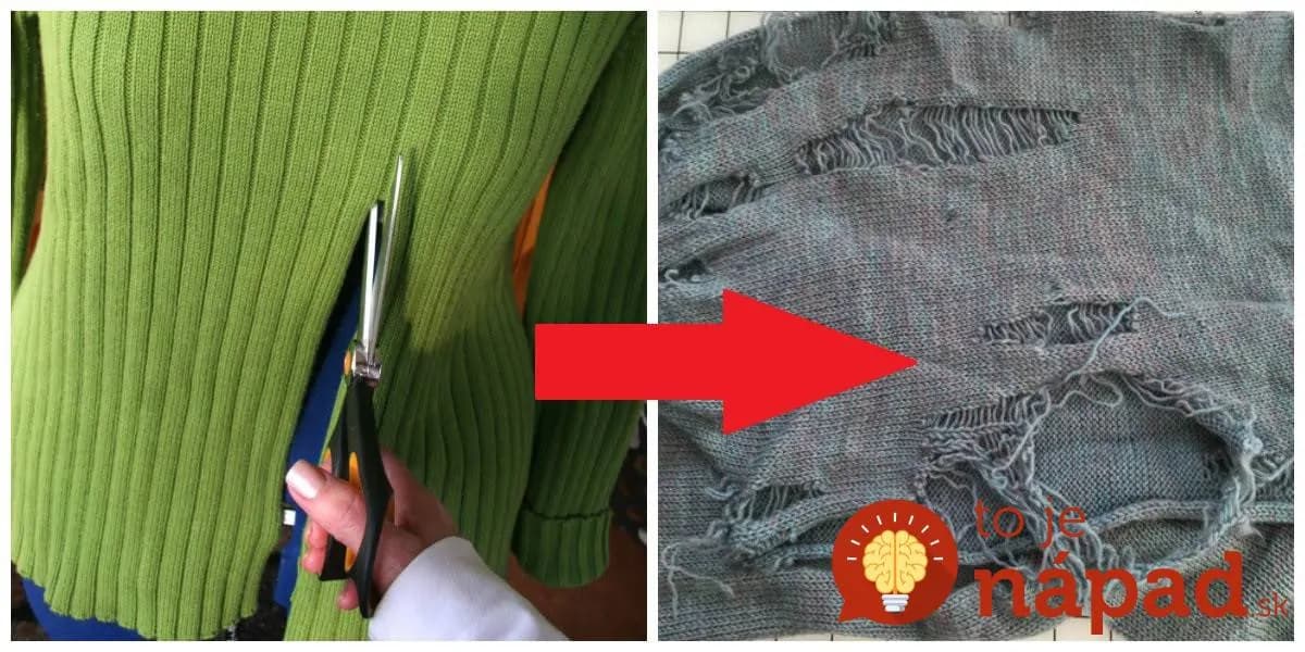 Ženu hnevala kopa starých svetrov, na ktorých si už roky pochutnávajú mole: Do jedného ich vybrala zo skrine, vzala nožnice a o pár hodín sa manžel nestačil diviť, čo z nich vymyslela!