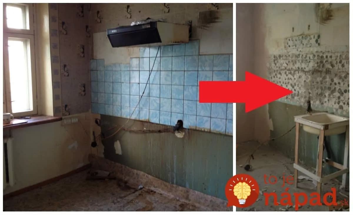 Na zem položil obyčajné linoleum a strhol škaredé obkladačky: Keď Janka uvidela, čo manžel urobil s ohyzdnou kuchyňou, takmer onemela!