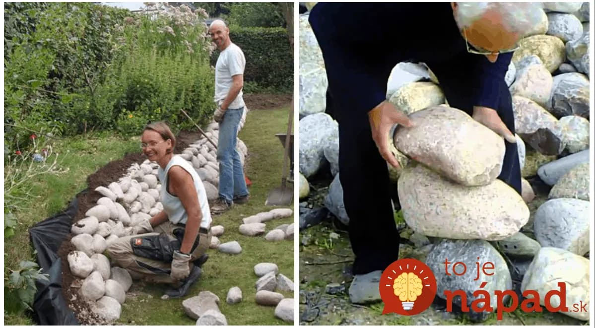 Dali si do záhrady priviesť veľké kamene, ale nepoužili ich na skalku: Čo vymysleli nepýta žiadnu starostlivosť a záhradu vám to vylepší na celé roky!