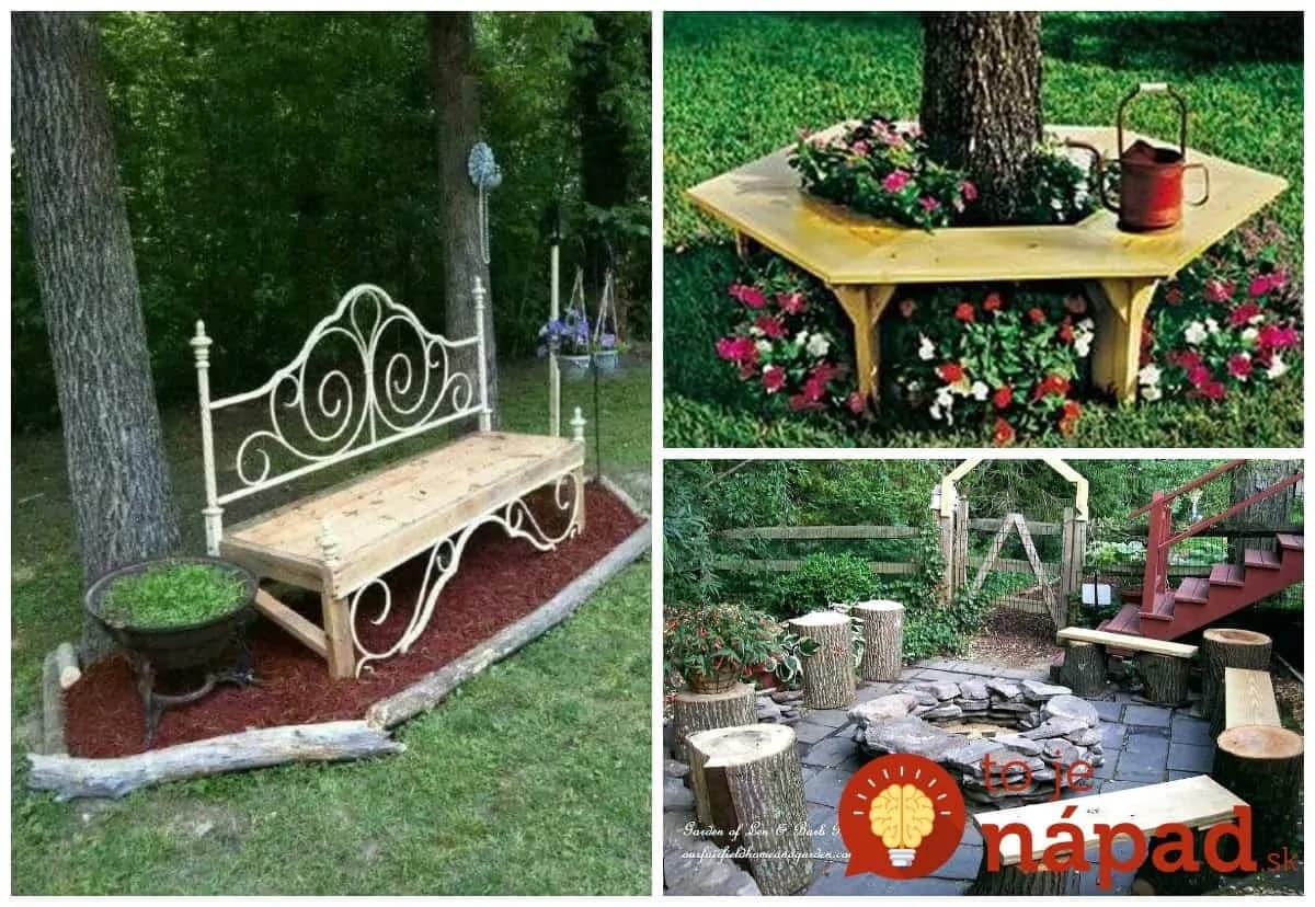 Nepotrebujete drahý záhradný nábytok: Čarovné inšpirácie, ako vytvoriť v záhrade či na terase prenádherné sedenie!