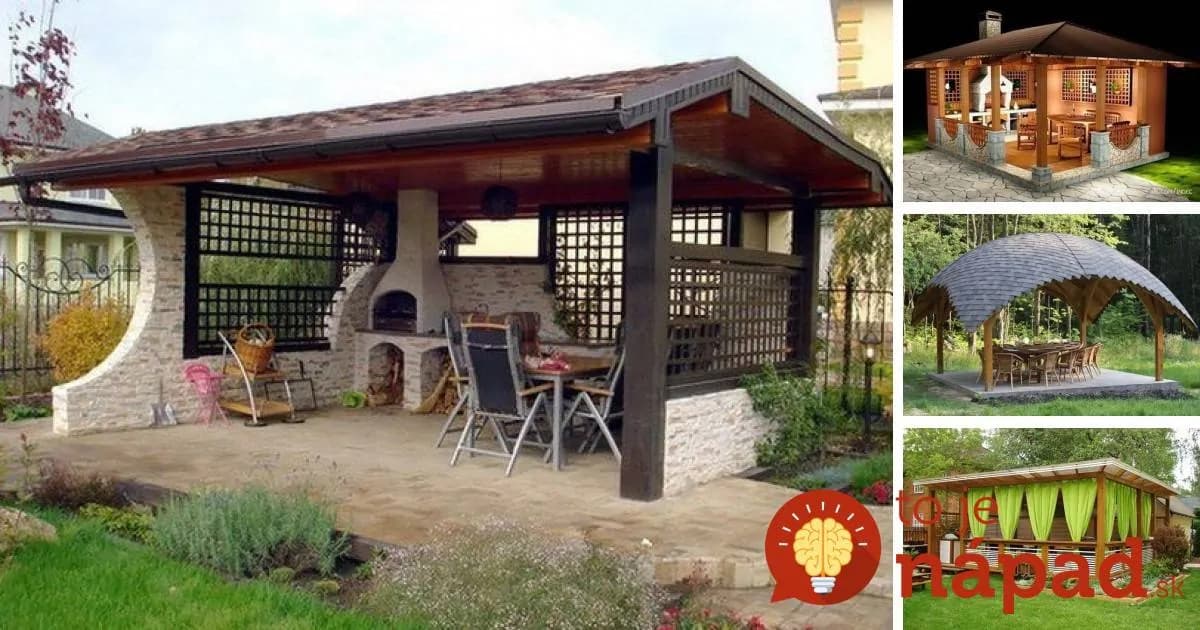 Ochránia pred ostrým slnkom aj letnou búrkou: 21 úžasných záhradných altánov, ktoré vám učarujú!