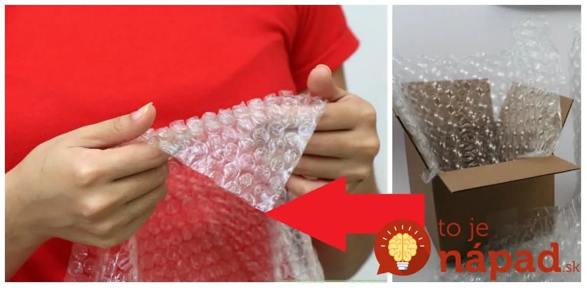 Keď dostanete tovar zabalený do tejto fólie, dobre si ju odložte: Neuveríte, ako geniálne vám poslúži!