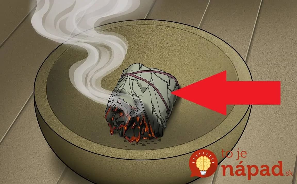 Toto sa stane v izbe, ktorej zapálite pár lístkov šalvie: Nie je v tom žiadna mágia a tú zmenu si všimnete hneď!