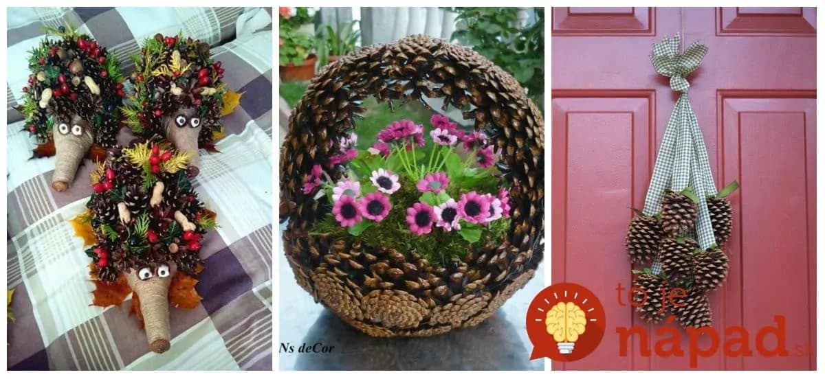 21 prenádherných nápadov na krásnu dekoráciu, vďaka ktorým začnete zbierať opadané šišky: Jedna krajšia, ako druhá!