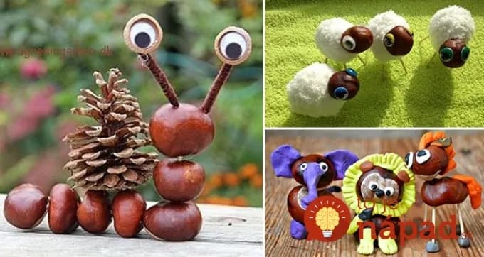 25 skvelých inšpirácií na čarovanie s jesennými gaštanmi: Rodičia, toto si vaše deti zamilujú!