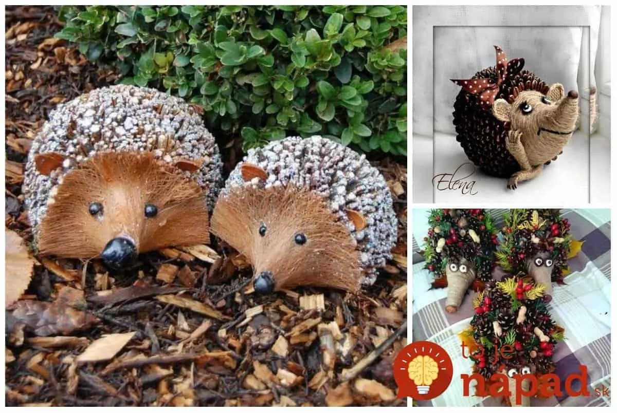 Najkrajšie jesenné dekorácie v obchode nekúpite: Vyrobte si roztomilých ježkov do bytu aj záhrady – zvládnete to za pár minút!