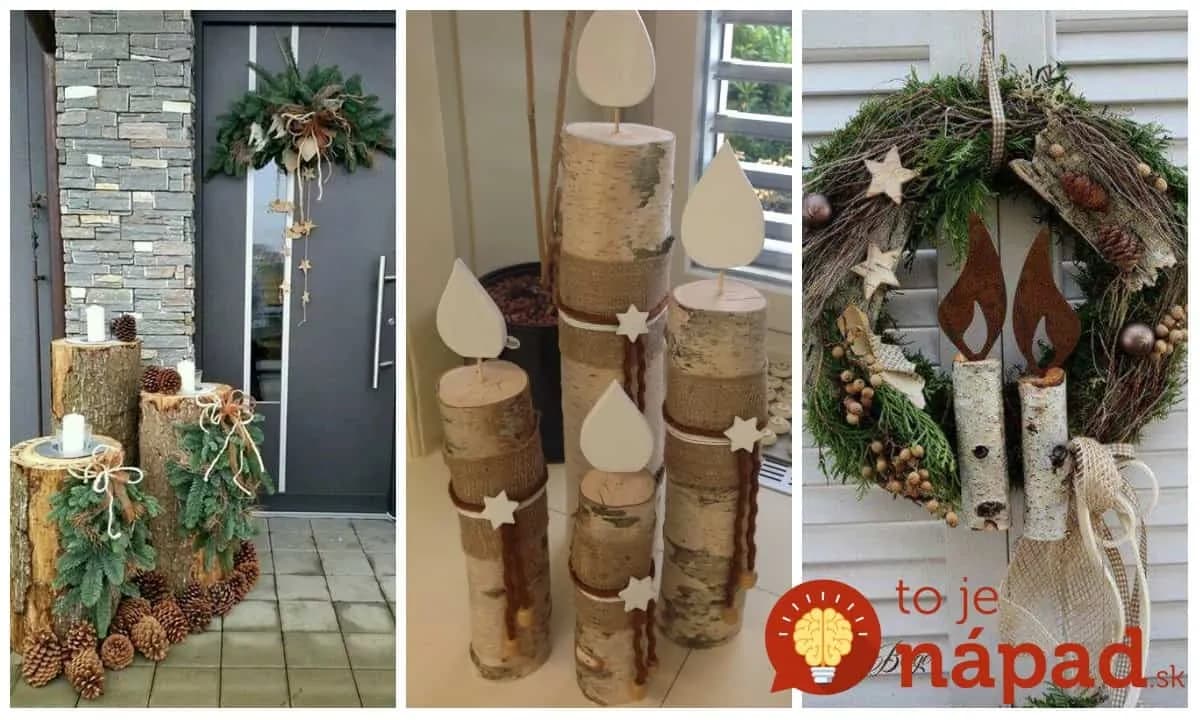 Žiadne umeliny a predražené dekorácie z obchodu: Úžasnénápady na jeseň a advent, ktoré vytvoríte z dreva – toto vás bude tešiť každý rok!