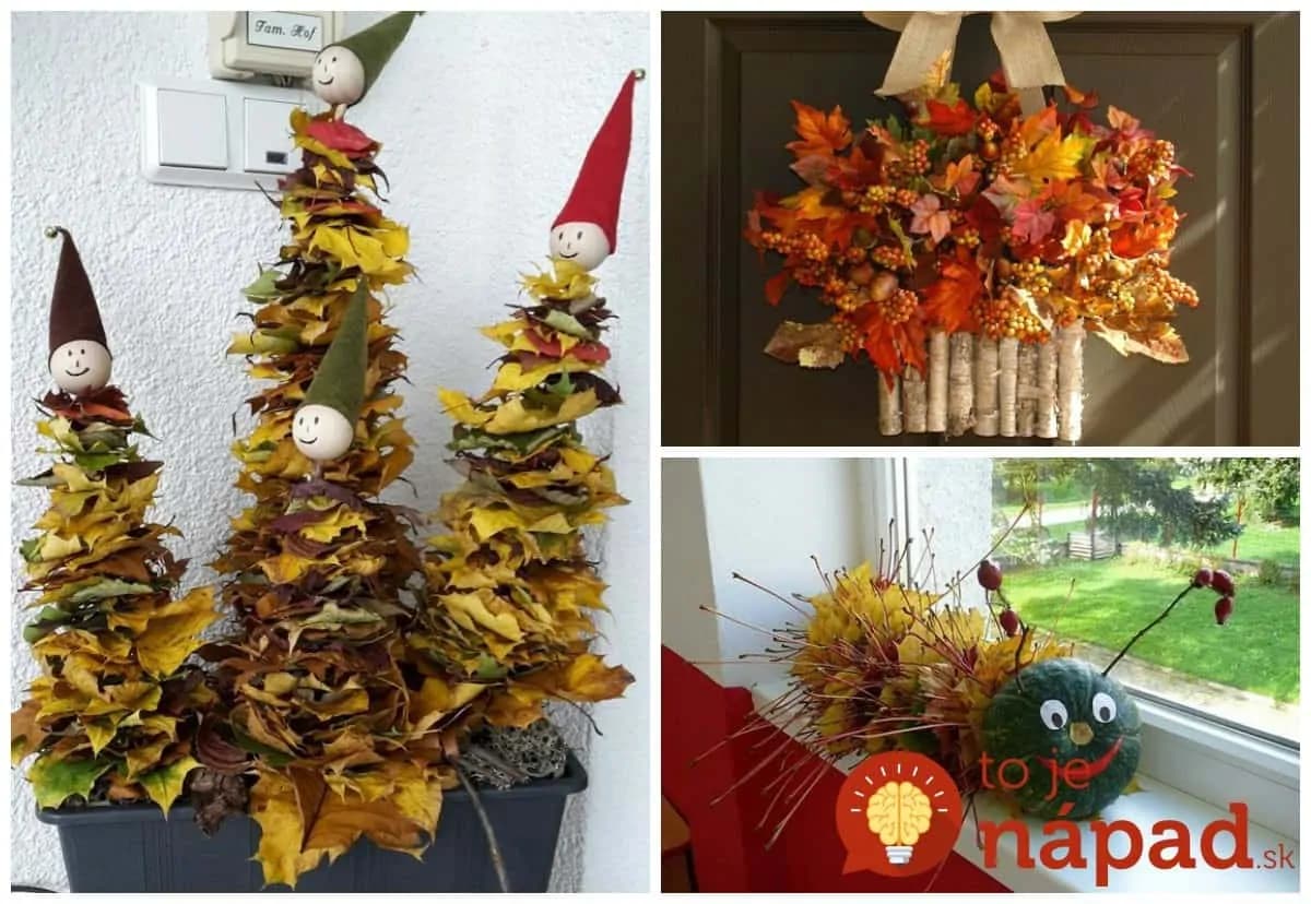 Začnite zbierať opadané lístie: 25 úžasných nápadov, ako ich premeniť na prenádherné jesenné dekorácie!