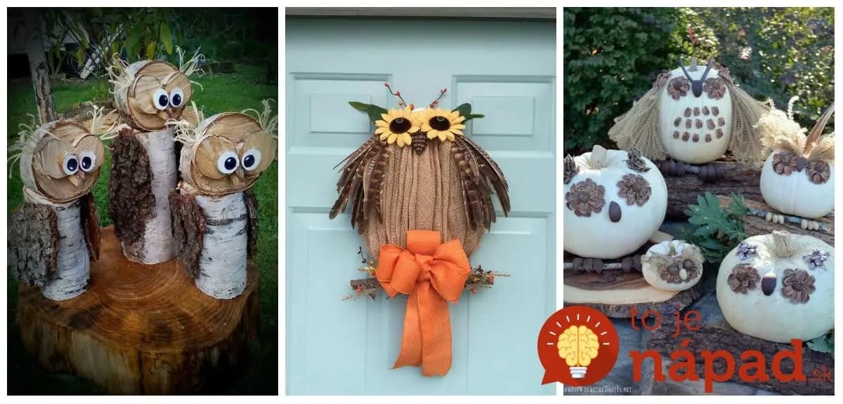 Stačí postaviť pred dvere a už nemusíte riešiť iné dekorácie: 21 nápadov na jesenné sovičky, ktoré očaria každého!