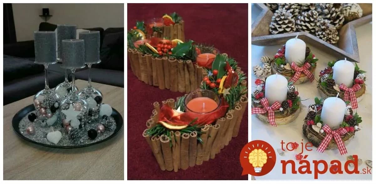 19 nápadov na moderné adventné vence do každého domu: Neuveríte, z čoho všetkého môže vzniknúť prekrásna ozdoba na stôl!