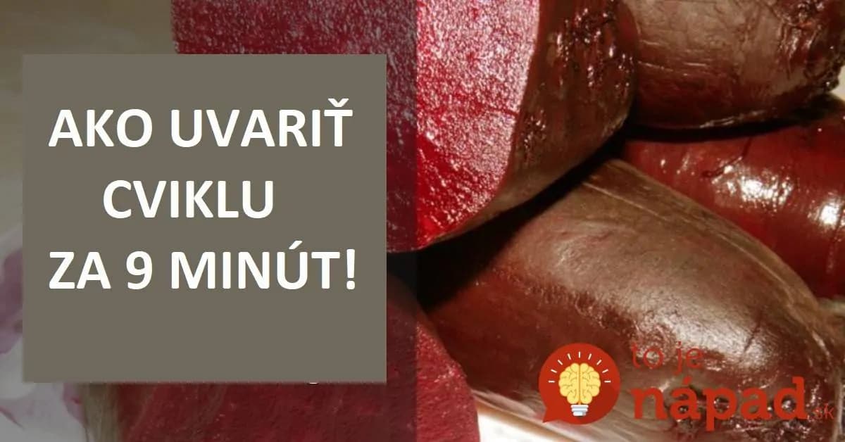 Trik, ako uvariť cviklu za 9 minút: Návšteva neverila, že sme ju nemali uvarenú dopredu, toto využije každý, kto nestíha!