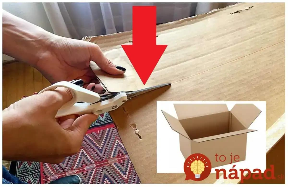 Vzala obyčajnú kartónovú krabicu, nožnice a motúz: Stačí zavesiť a tento nápad vás bude tešiť na sviatky každý rok!