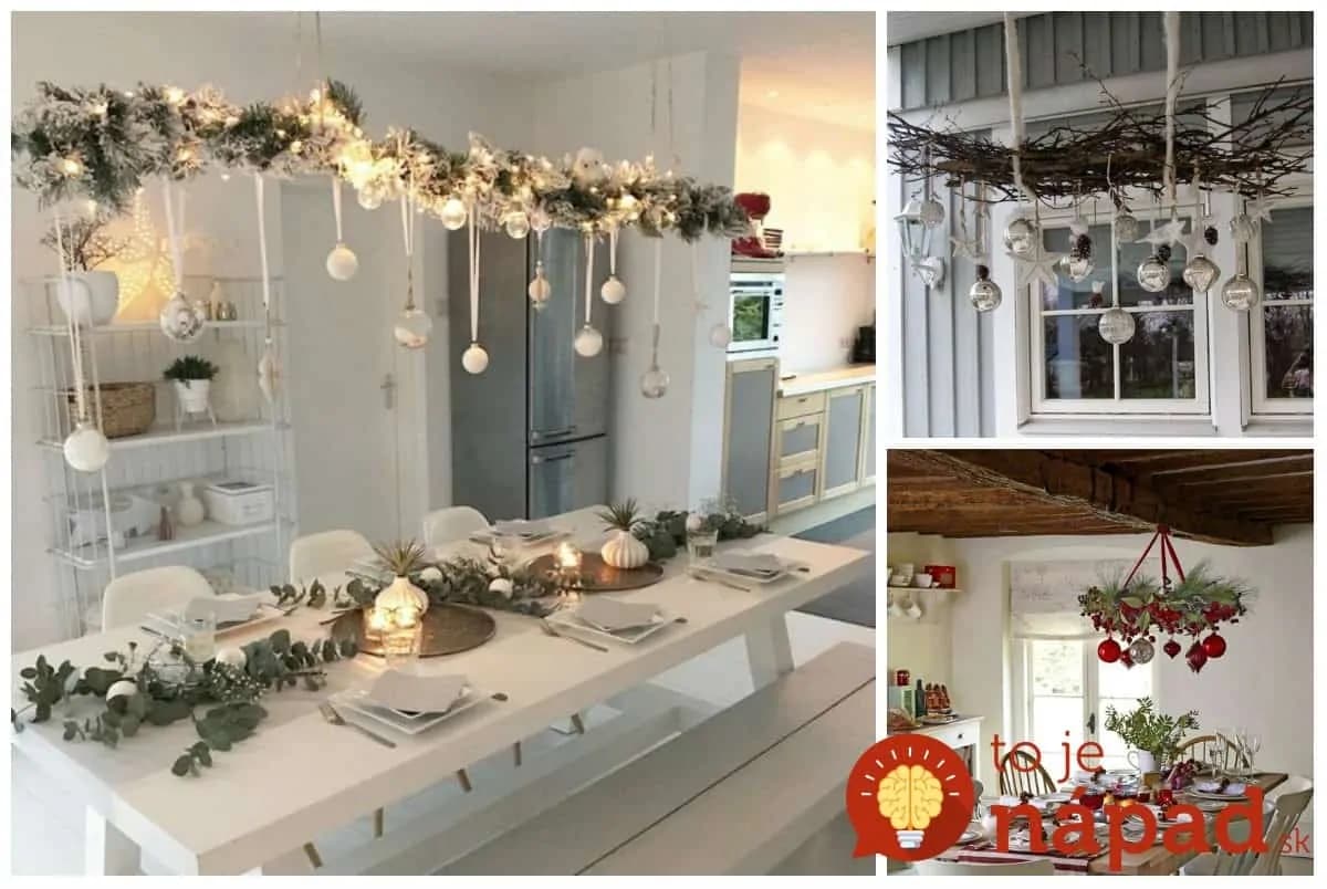 Vyzerajú krásne a nezaberú vám miesto: 17 perfektných nápadov na výzdobu sviatočného stola, ktoré stačí len zavesiť a máte hotovo!
