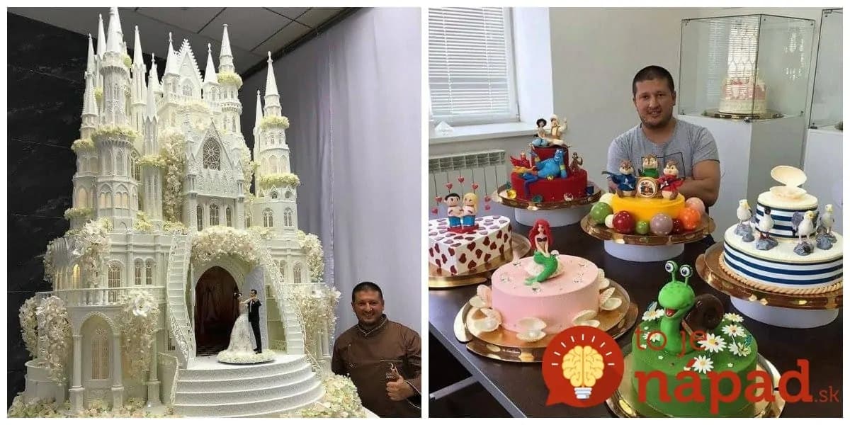Ruský cukrár vytvára torty, ktoré sú ako vystrihnuté z rozprávky: Torta na kráľovskú svadbu vám vyrazí dych!