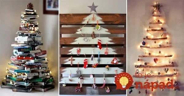 20 nápadov na netradičné vianočné stromčeky do každého domu: Neuveríte, z čoho všetkého si môžete vytvoriť najkrajší symbol sviatkov!