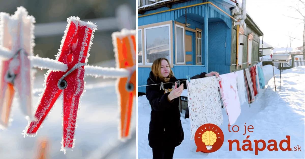 Geniálny dôvod, prečo naše babičky dávali sušiť bielizeň do mrazu: Skúste to aj vy, nebudete ľutovať!