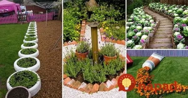 Kreatívne záhradné riešenia, na ktoré nepotrebujete ani Euro: 33 skvelých nápadov, skrášlia každý dvor!