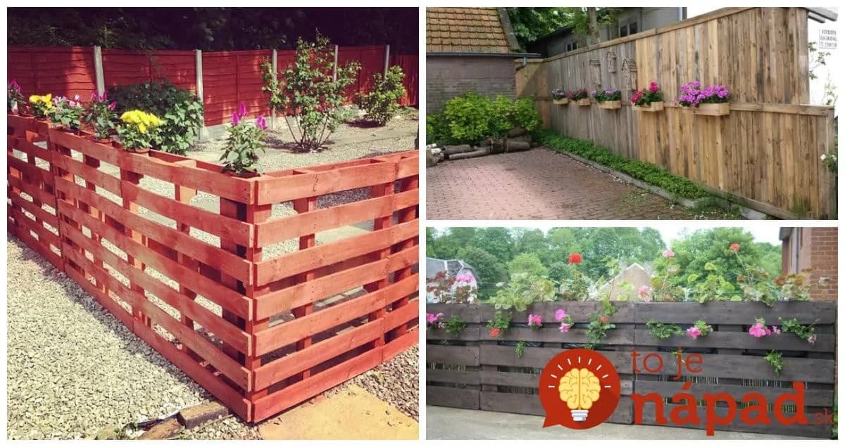 Zabudnite na drahé murované ploty: Perfektné nápady, ktoré vytvoríte len z vyradených paliet – vyzerajú perfektne!