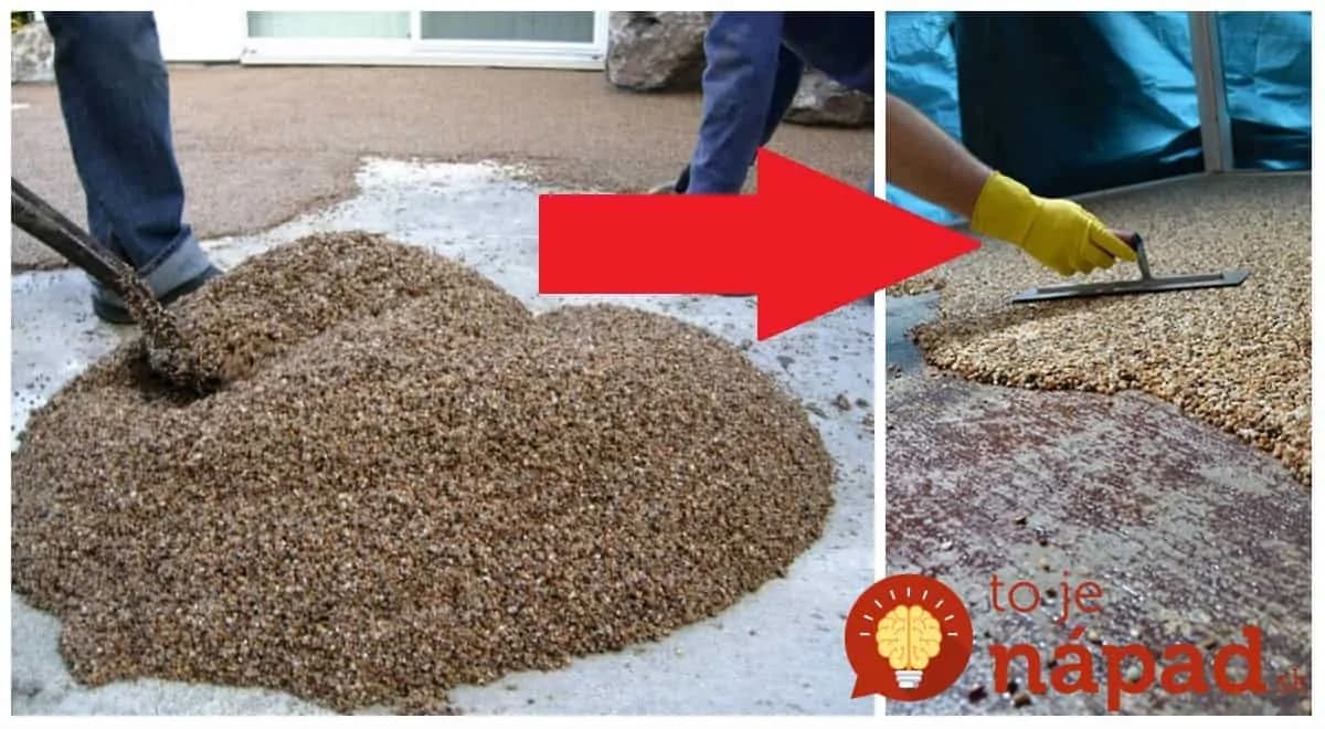 Zabudnite na známkovú dlažbu cez ktorú len prerastá burina: Toto vám celkom premení vašu terasu, schodisko, alebo podlahu v dome!