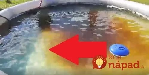 VIDEO: Slovenka ukázala perfektný trik, ako vyčistiť vodu v bazéne bez Sava a bazénovej chémie. Funguje hneď!