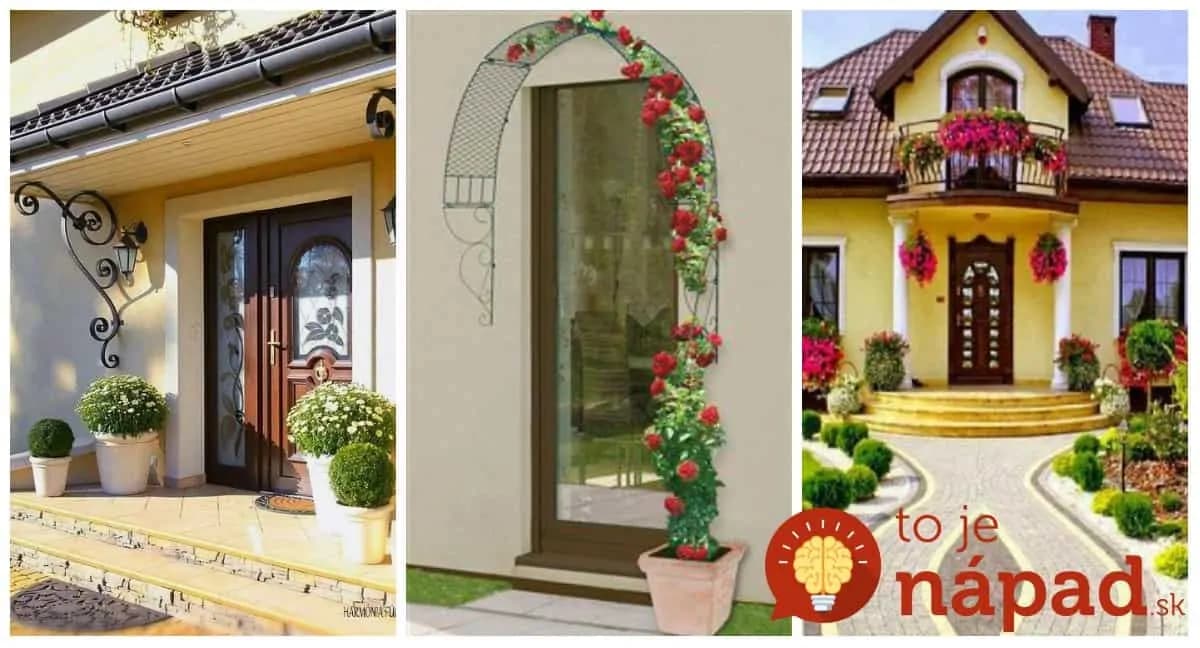 Krásne nápady, ako vyzdobiť vchod do domu a verandu: Stačí pár kvetov, zeleň a skrásnie celý dom!