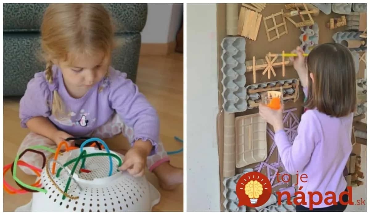 19 rodičovských nápadov, ako zabaviť deti na celé hodiny: Nestoja nič a sú tak geniálne, že si zaslúžia ocenenie!