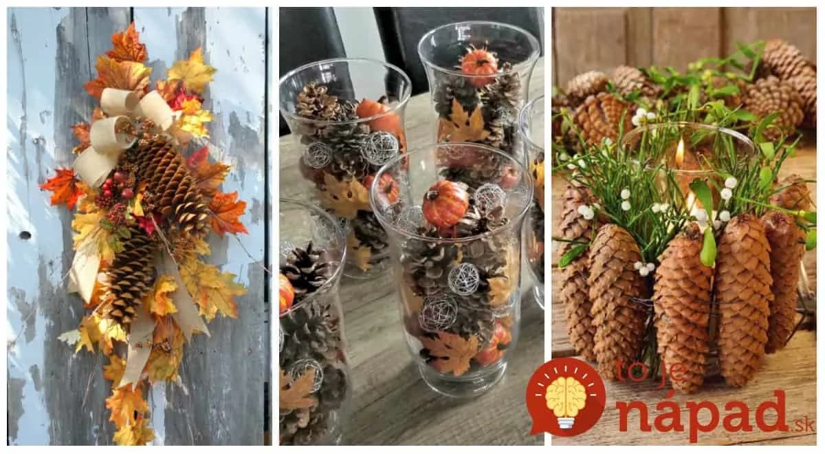 Nazbierajte si dlhé šišky, neuveríte, aké krásne nápady z nich môžete mať: 19 inšpirácií na jesennú dekoráciu, ktorá vám učaruje!