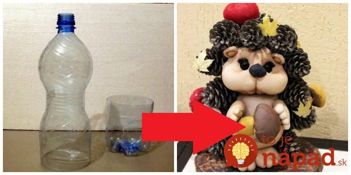 Potrebujete len plastovú fľašu a staré silonky: Fantastický návod, ako vytvoriť krásnu jesennú dekoráciu úplne zdarma!