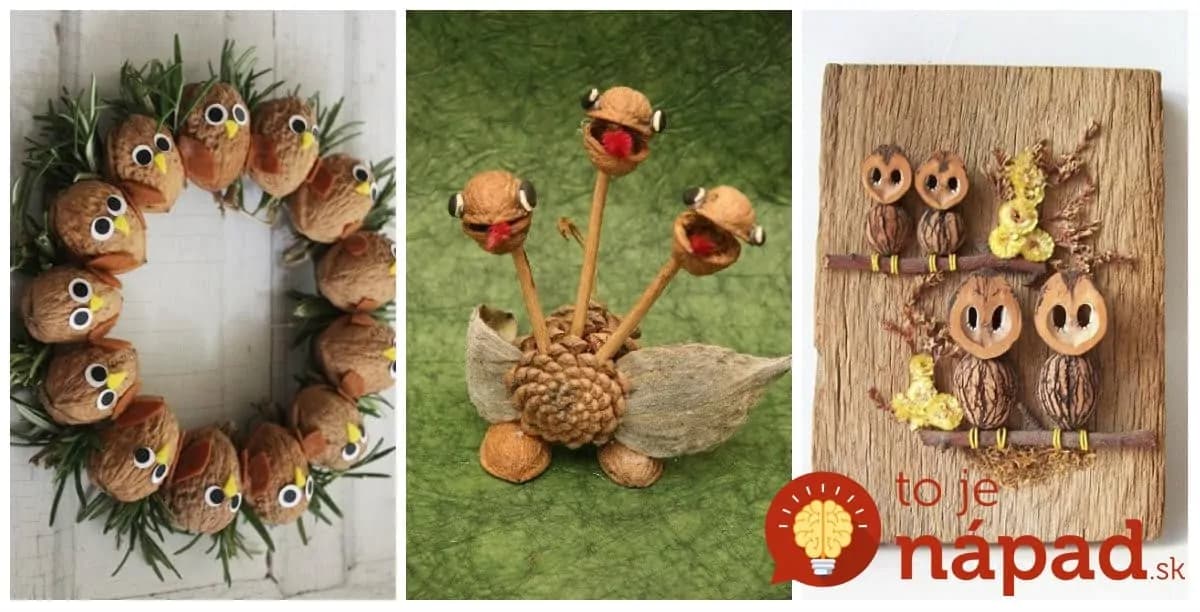 Tak toto je úžasné! Neverili by ste, čo všetko sa dá vytvoriť z orechov a orechových škrupín. 23 fantastických inšpirácií.