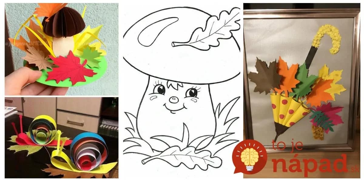 Len papier a nožnice: 22 nápadov na prekrásne jesenné dekorácie z papiera – toto si deti zamilujú!