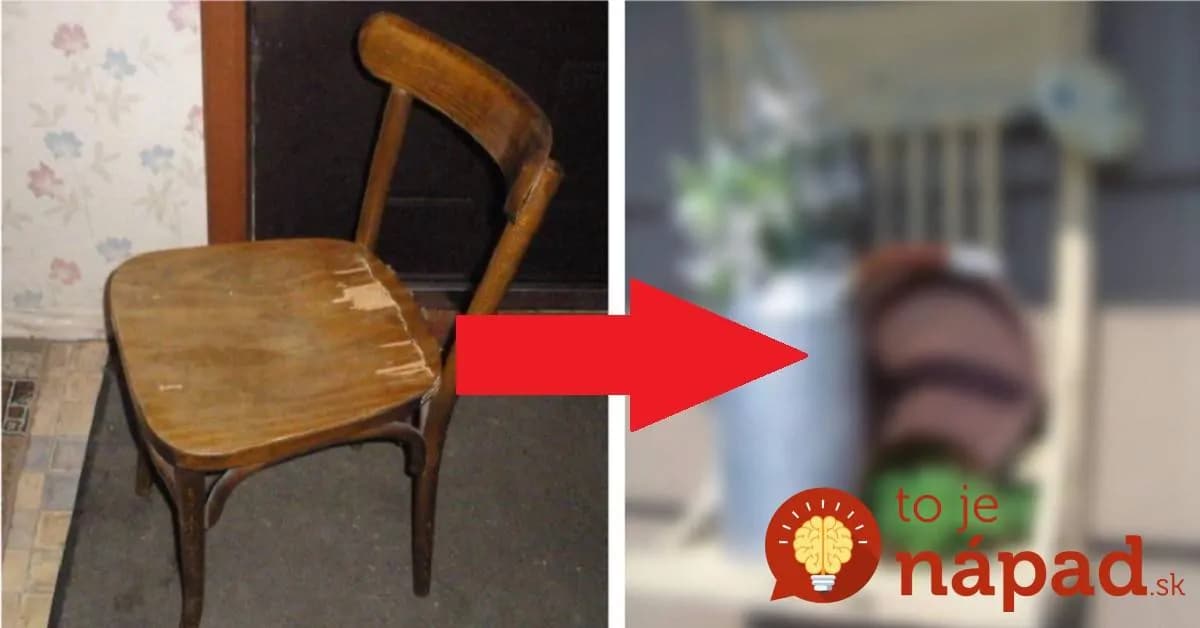 Chystala som sa vyhodiť starú stoličku: Stačilo vidieť tento nápad a hneď som zmenila názor – toto treba vidieť, fantastické riešenia!