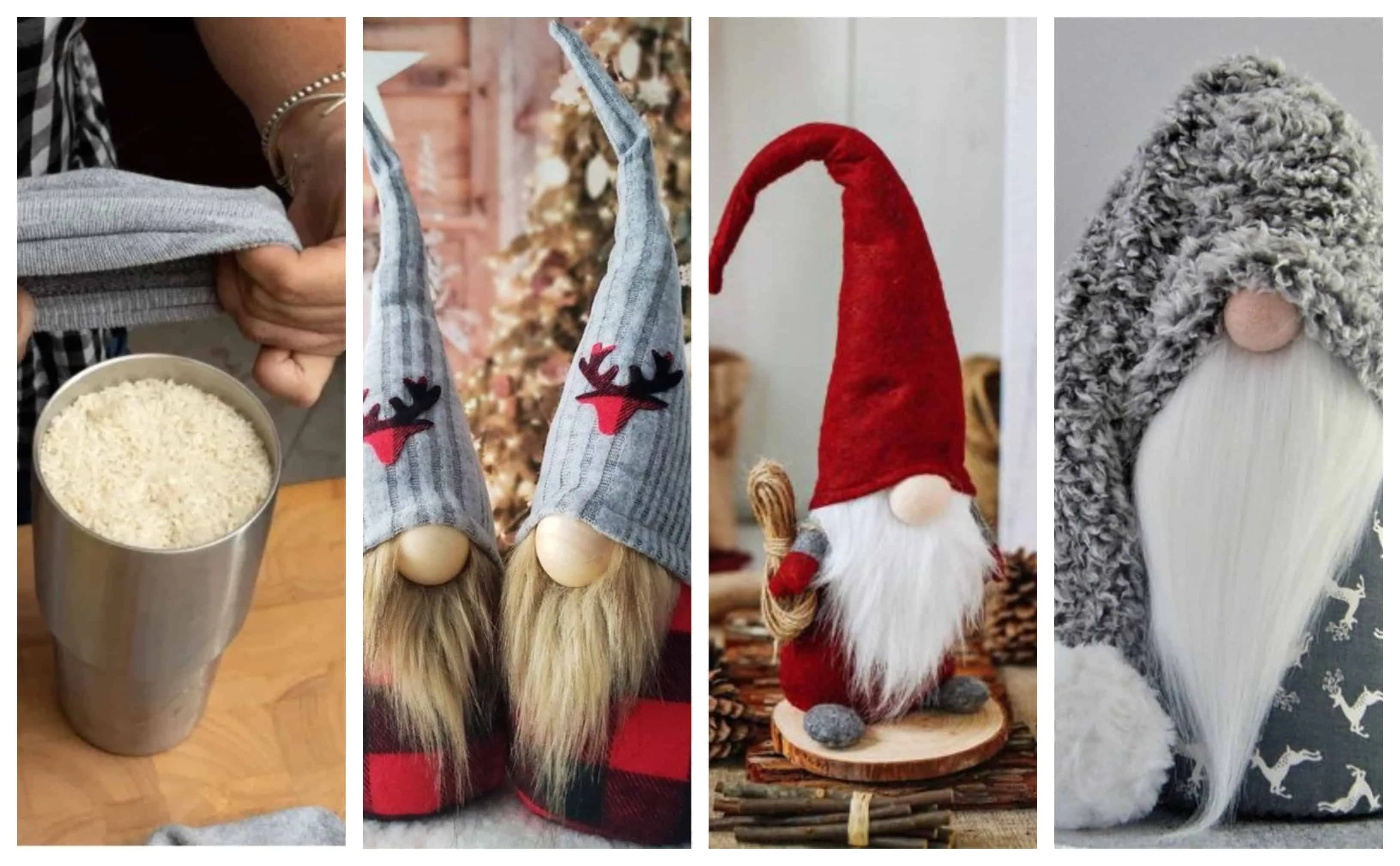 Vytvorte si jednoducho vianočného škriatka pomocou ponožky a ryže: Úžasná dekorácia, ktorá vás nebude stáť takmer nič!