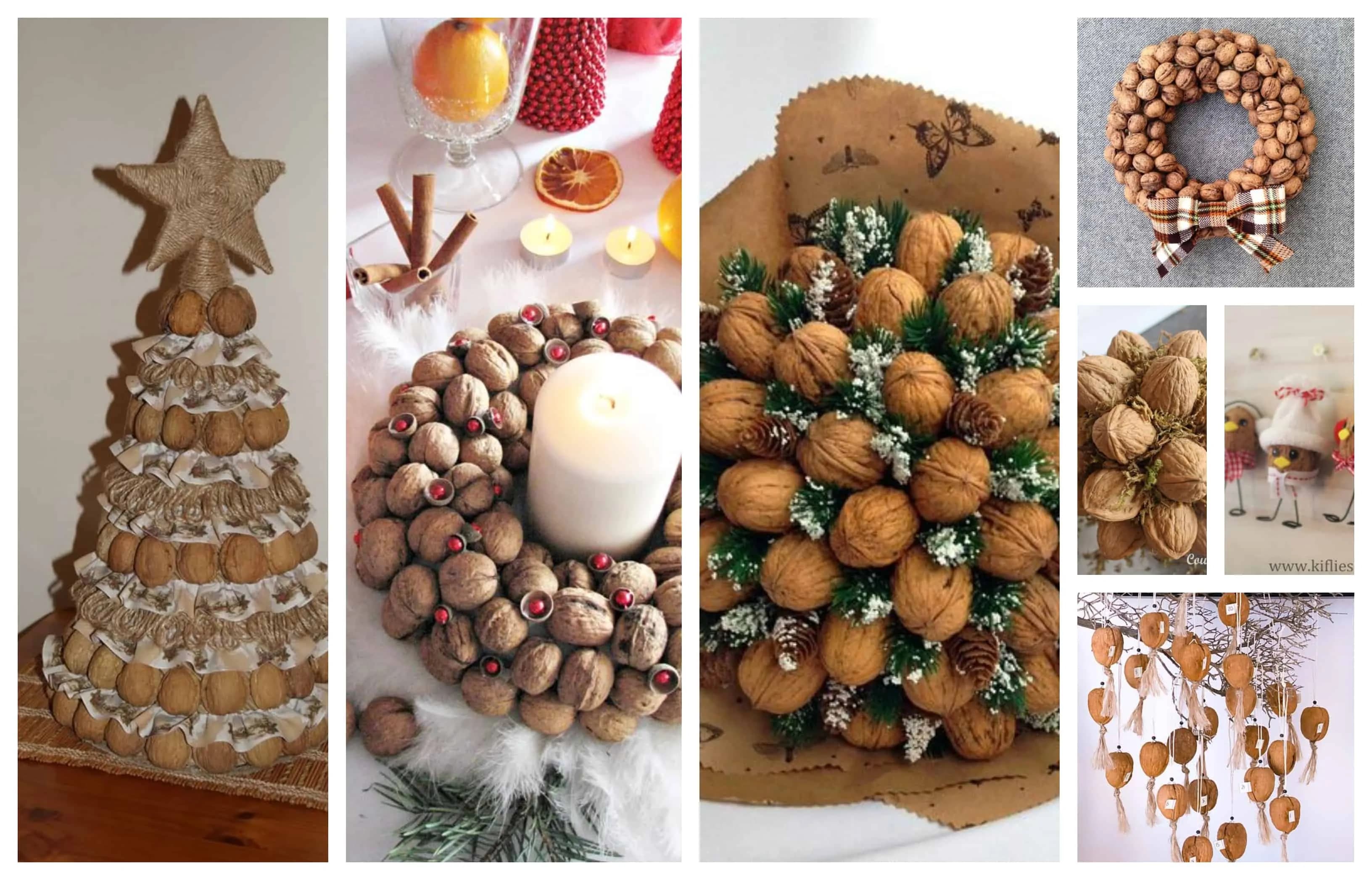 Kúzelné inšpirácie: Neverili by ste, čo všetko možno vytvoriť z orechov a orechových škrupín! Adventné dekorácie takmer zadarmo!