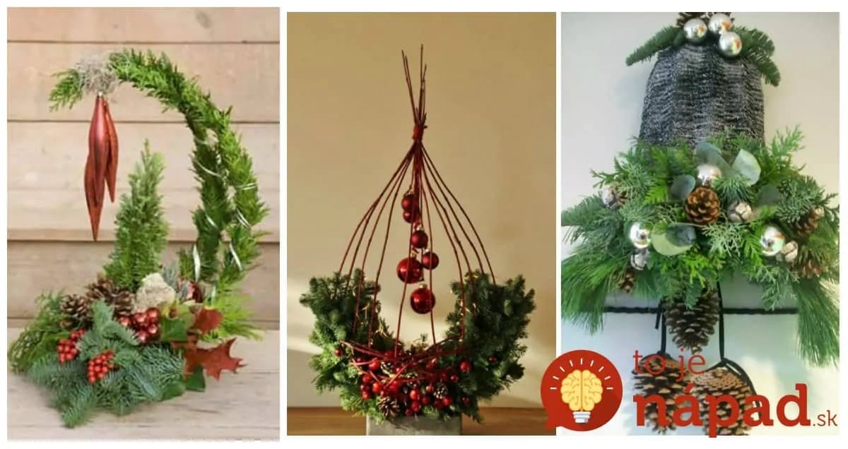 Z prútia a obyčajnej čečiny: 21 nápadov na moderné adventné dekorácie namiesto obyčajných vencov!