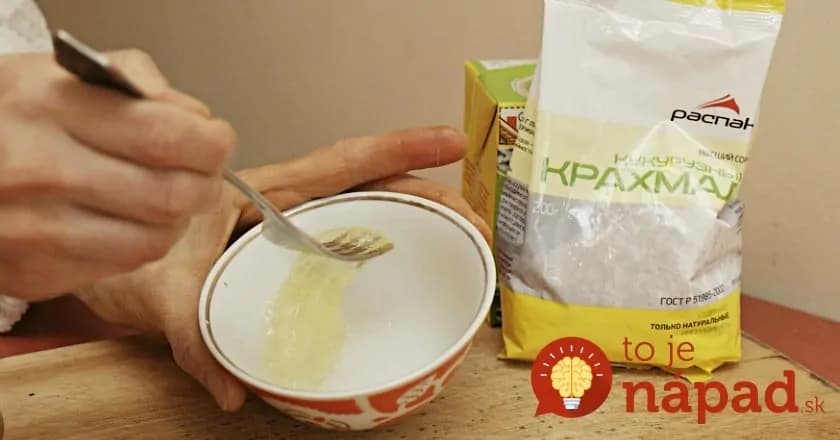 Botoxová maska z obyčajného škrobu: 15 minút a výsledok je ako po niekoľkých injekciách v salóne krásy!