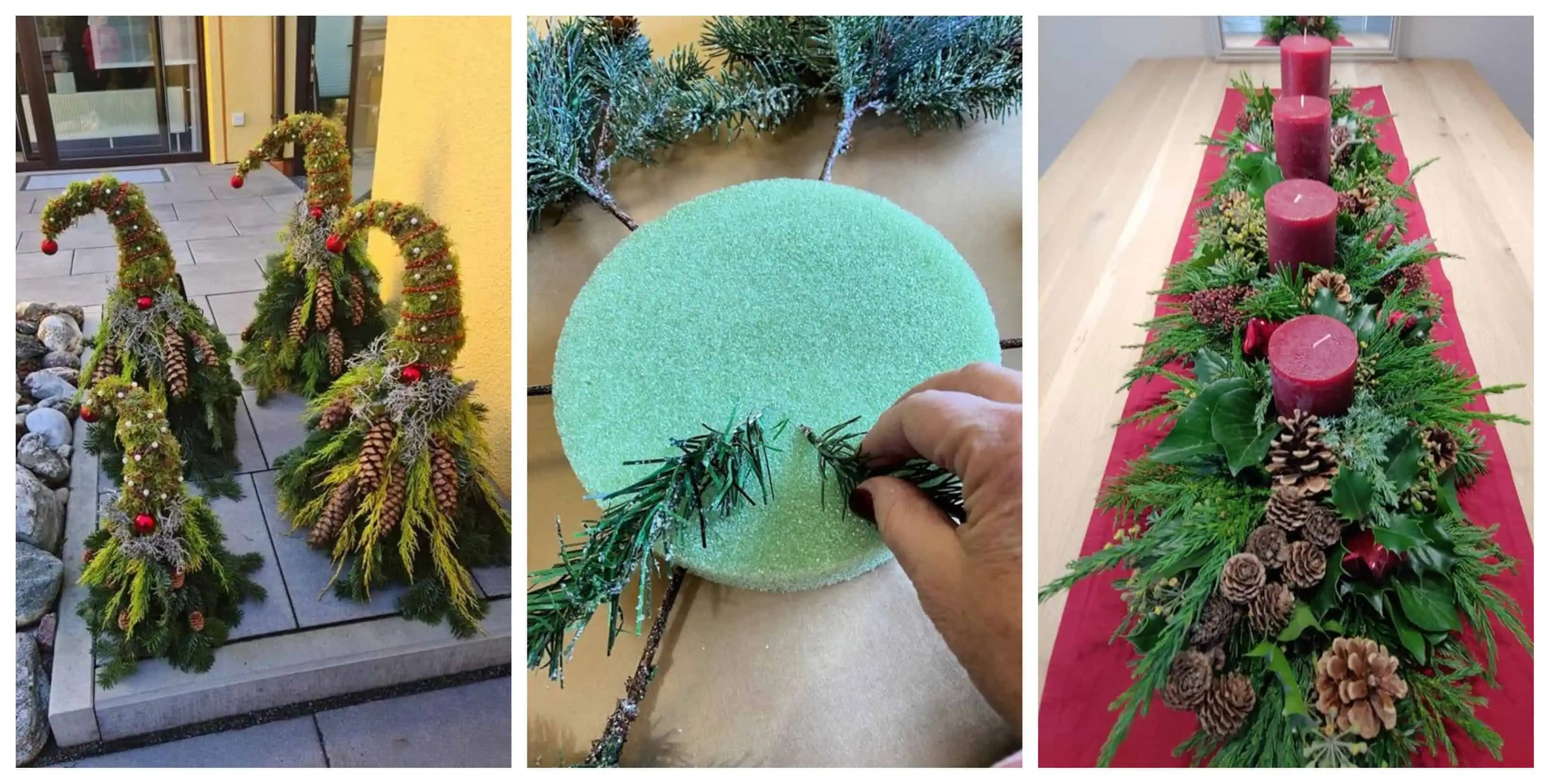 Prekrásne VIANOČNĚ dekorácie z čečiny a ihličia: 23 + inšpirácií, ktoré vás uchvátia!