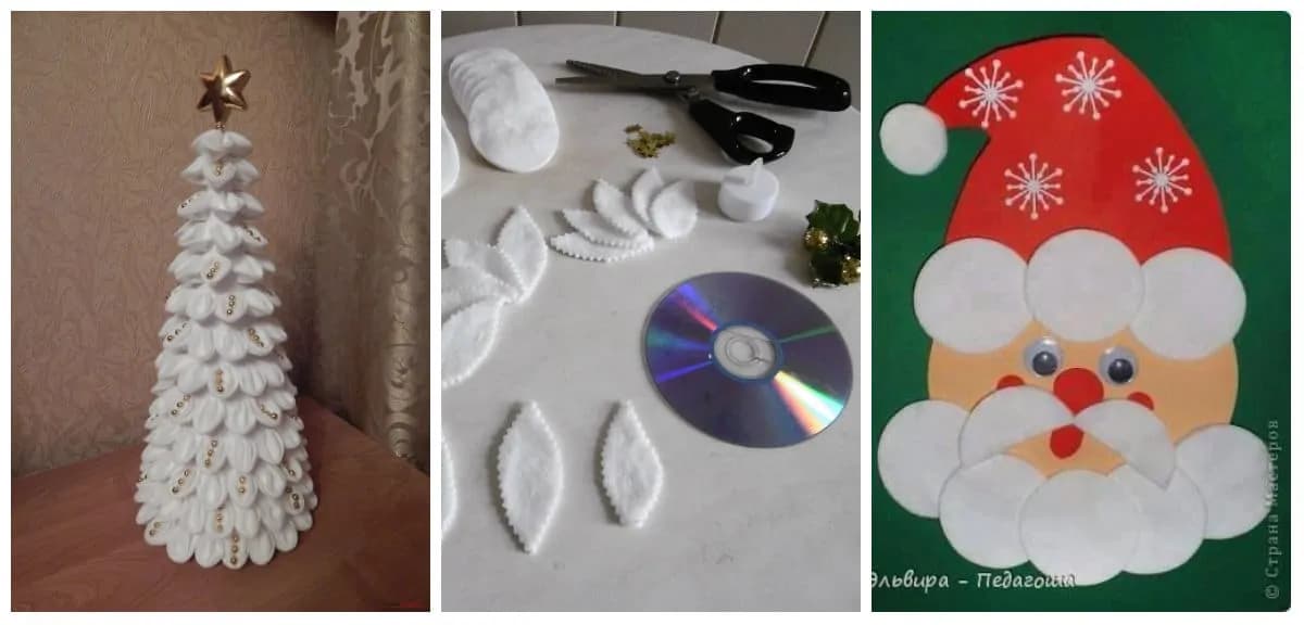 Vezmite pár lacných odličovacích tampónov, nožnice a máte úžasné ozdoby na celý advent: 17 nápadov, ktoré si zamilujú hlavne deti!