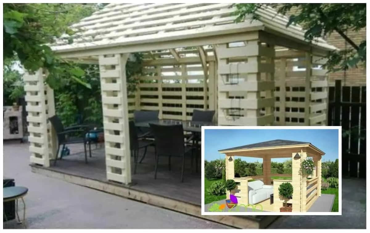 Krajšie nápady sme dávno nevideli: Títo ľudia si postavili krásne sedenie z pár kusov vyradených paliet a vyzerá to úžasne!