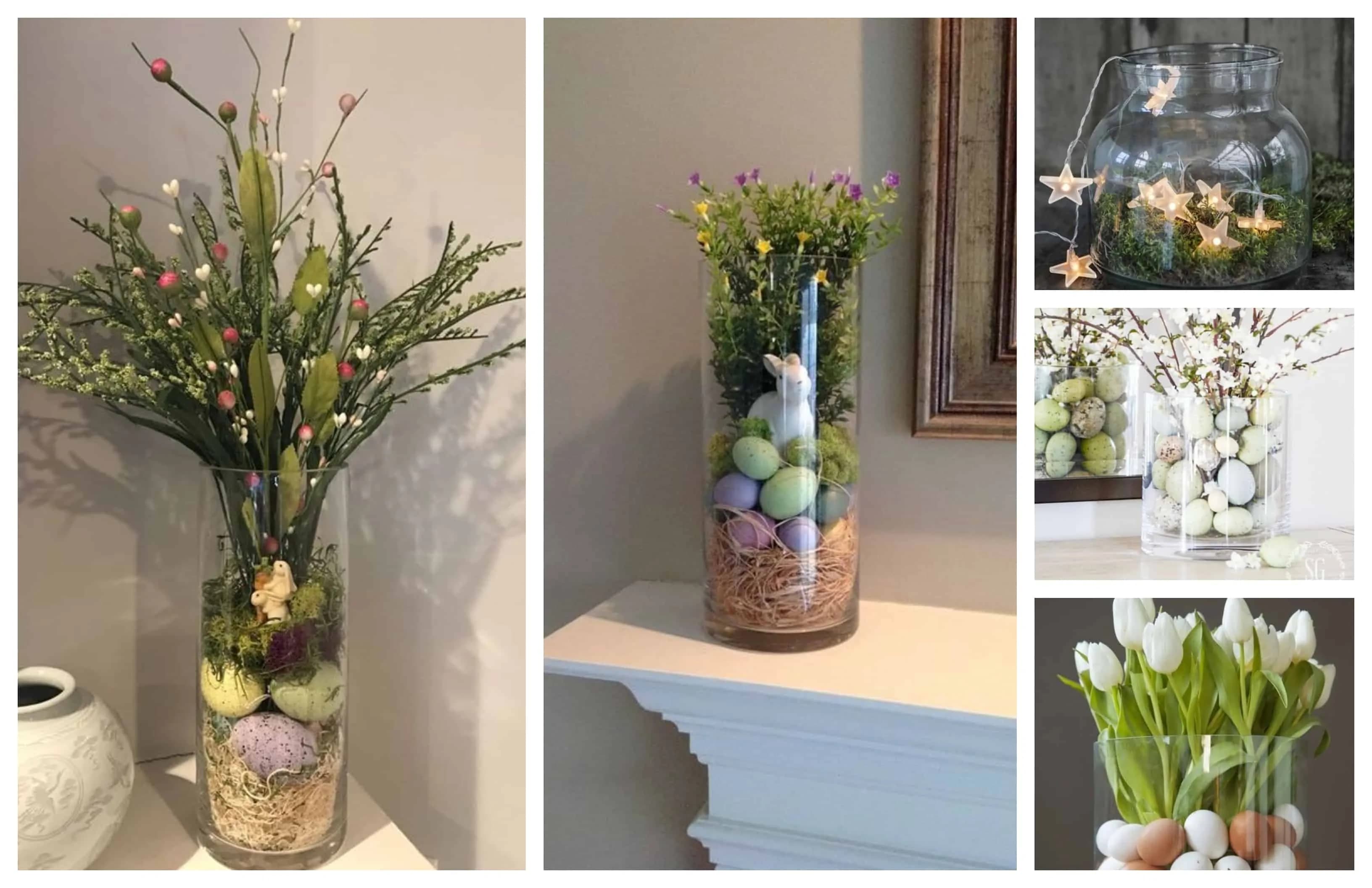 Neutrácajte za drahé dekorácie: Ozdoby stačí dať do sklenenej nádoby – 20+ prekrásnych jarných dekorácií, ktoré Vás budú tešiť!