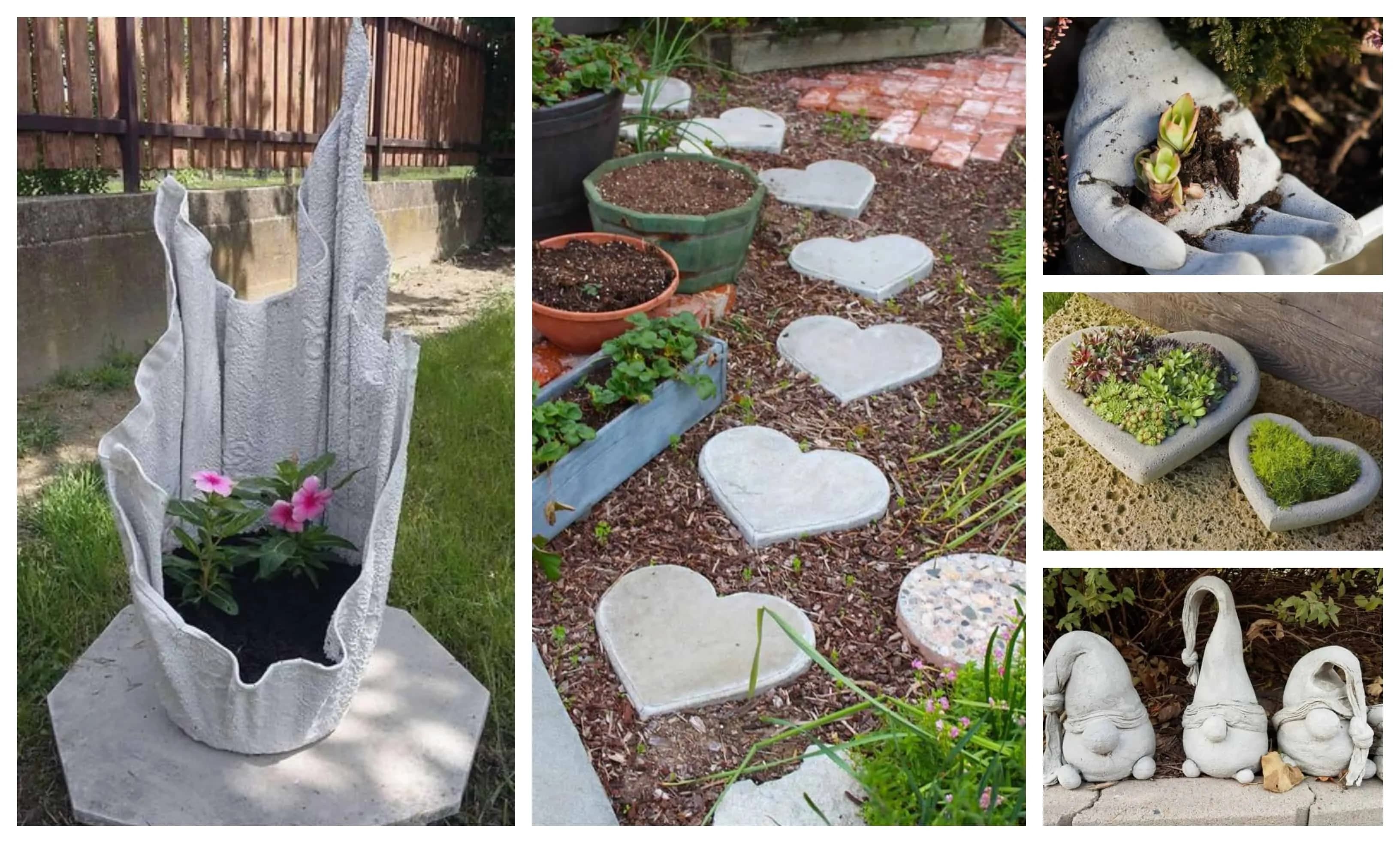 Cement nemusíte používať len pri stavbách: 26+ inšpirácií na krásne záhradné dekorácie, ktoré vám vydržia celé roky!