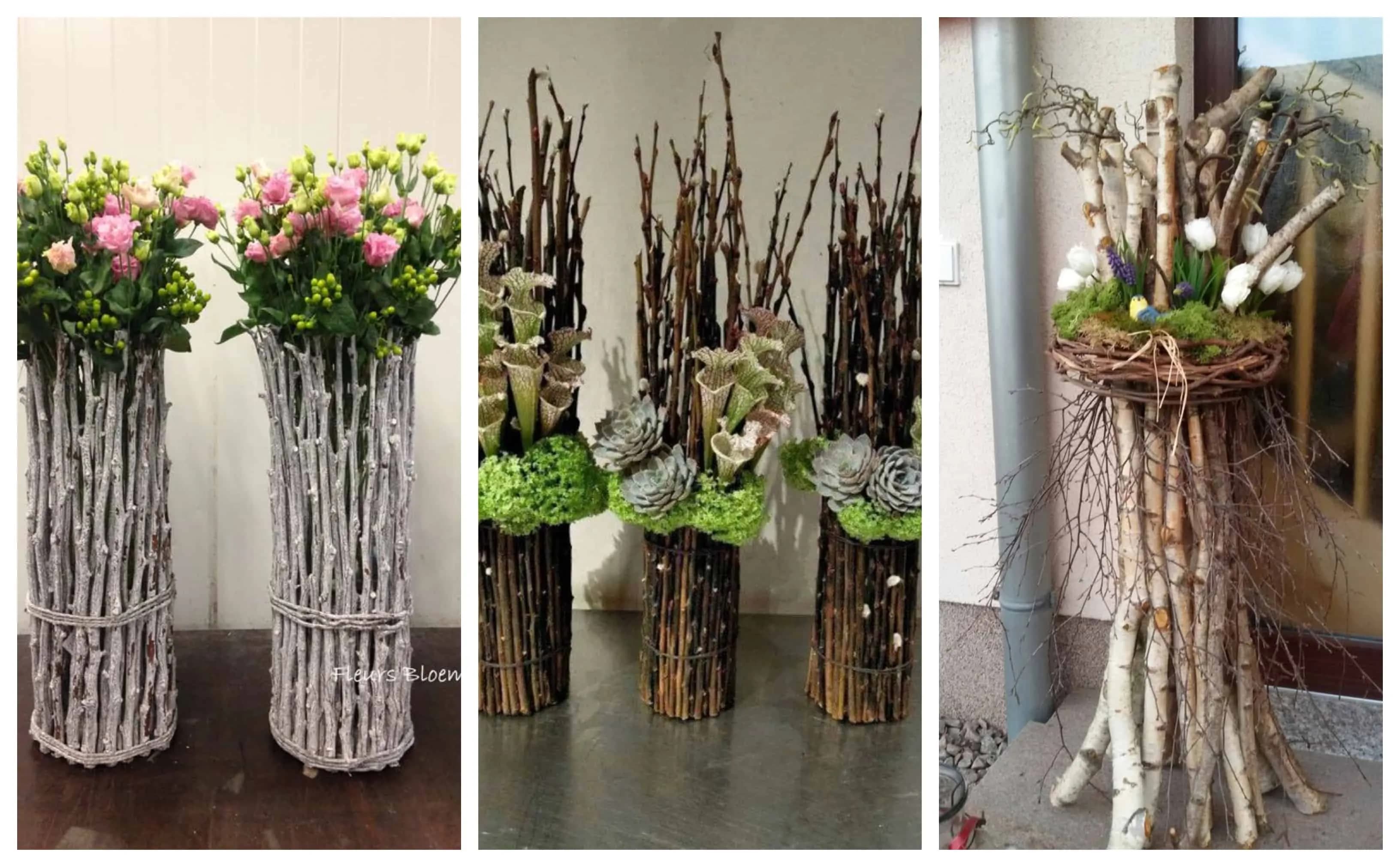 Nemusíte vešať veniec na dvere: Stačí zviazať niekoľko vetvičiek a postaviť pred dvere – 20+ krásnych jarných inšpiráciou!