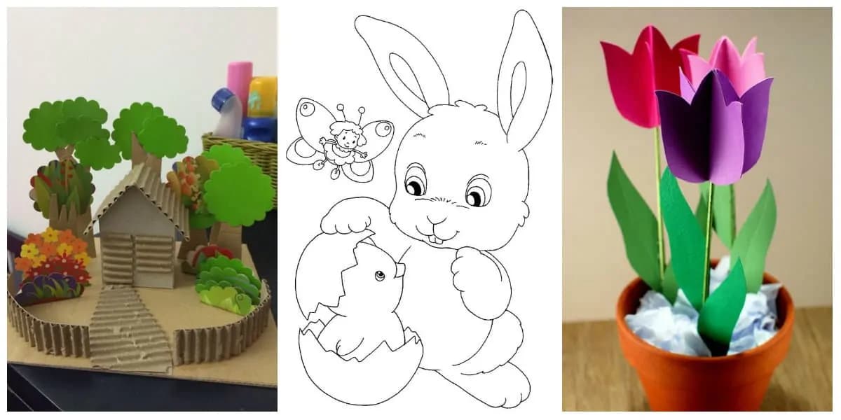 Len papier a nožnice: 21 nápadov na prekrásne jarné dekorácie z papiera – toto si deti zamilujú!