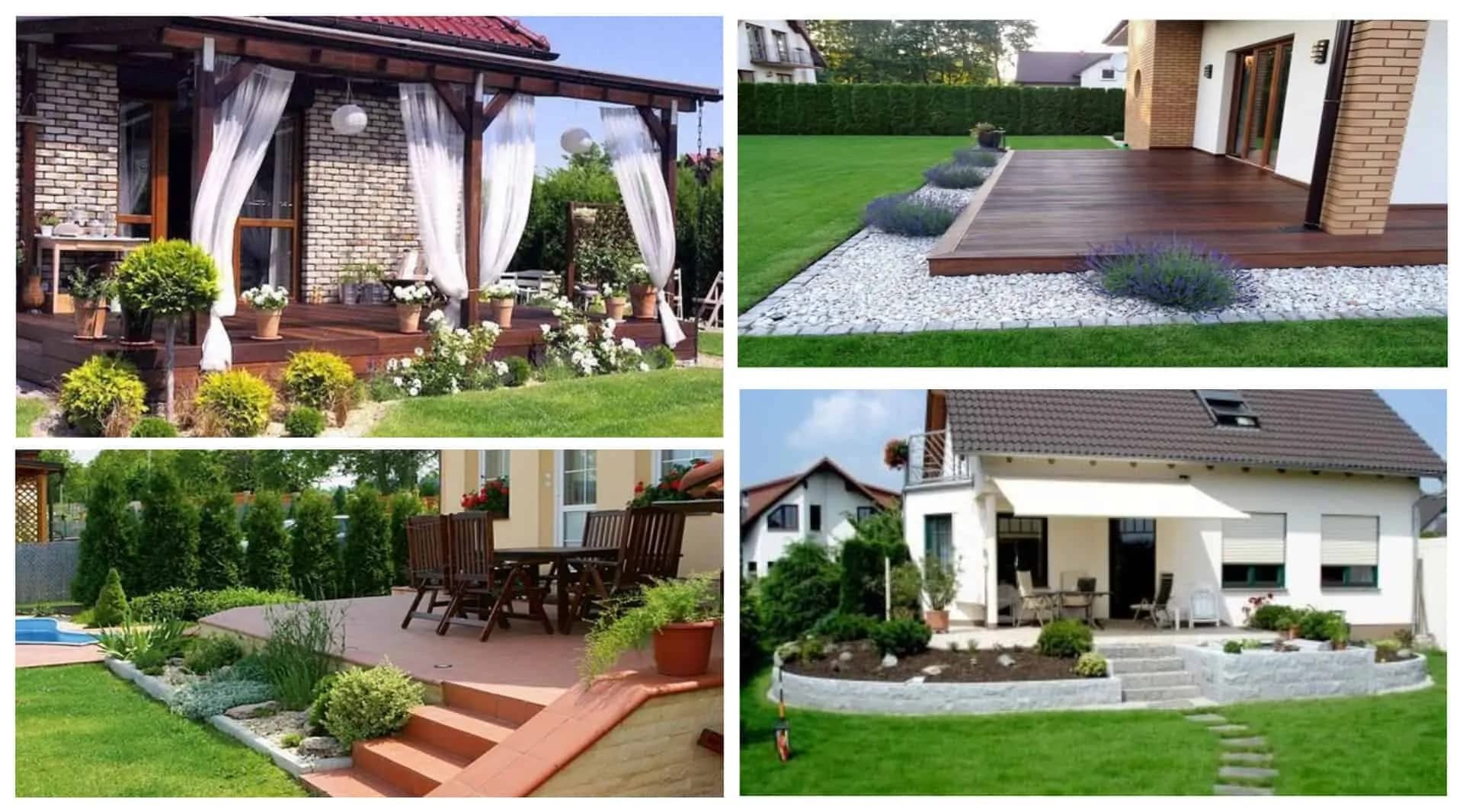 Úžasné nápady ako upraviť priestor okolo terasy: Toto dokáže úzky pás kamienkov, skalka alebo obyčajná zeleň!