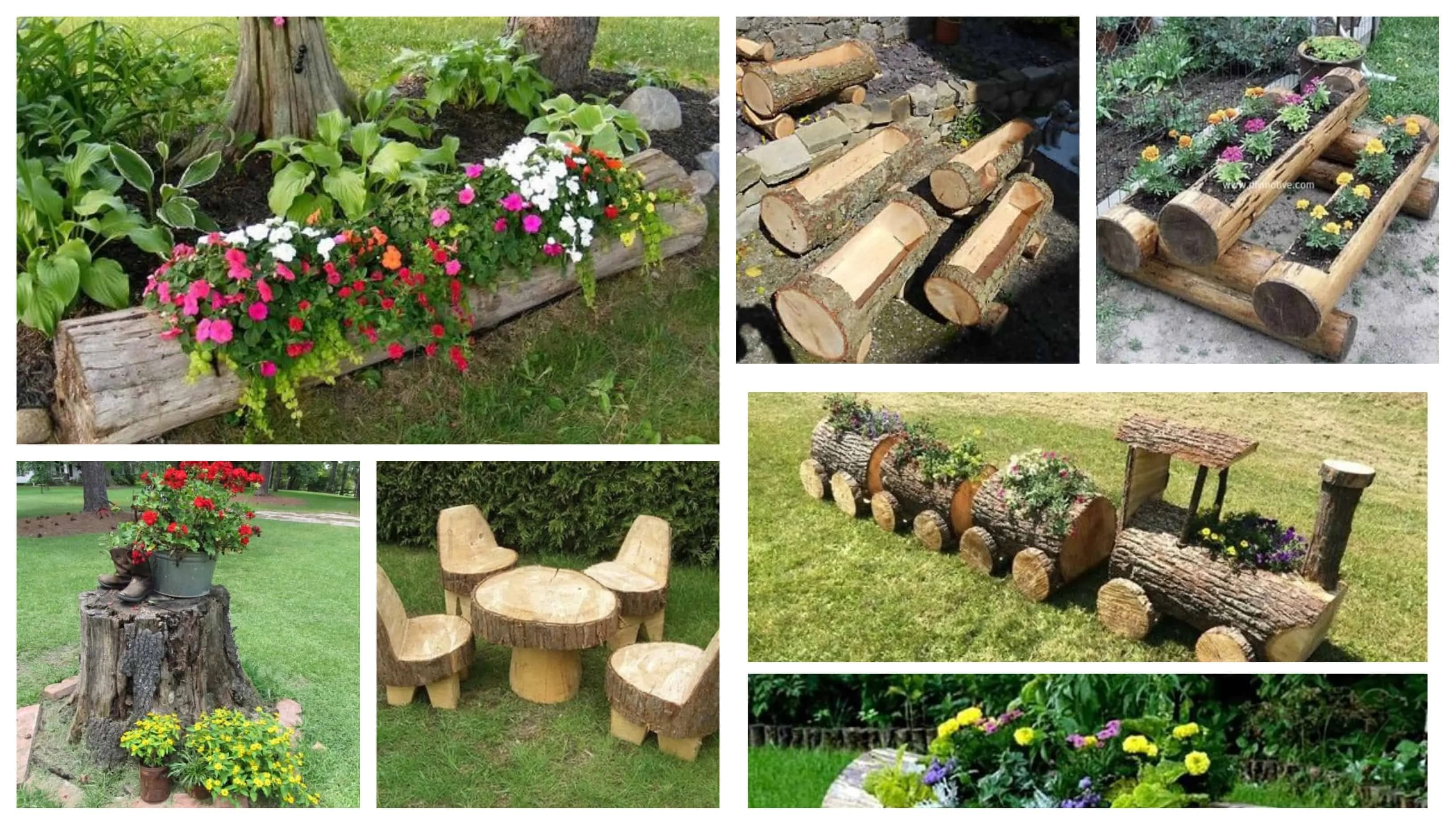 Zo strého dreva vytvorili krásne záhradné dekorácie: 23+ nápadov, ktoré vás budú tešiť roky!