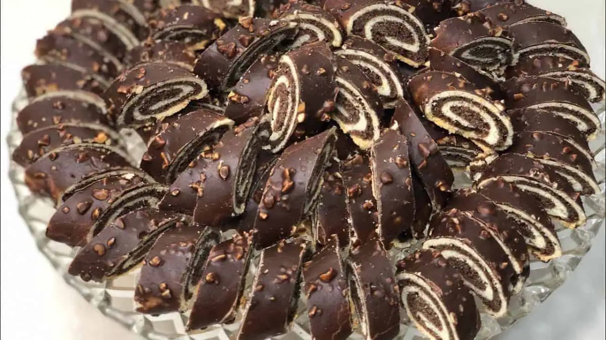 Fantastické dvojfarebné mini-rolky, 100 kusov z jednej dávky: Tak fantastické, že ich určite nebudete robiť len na sviatky