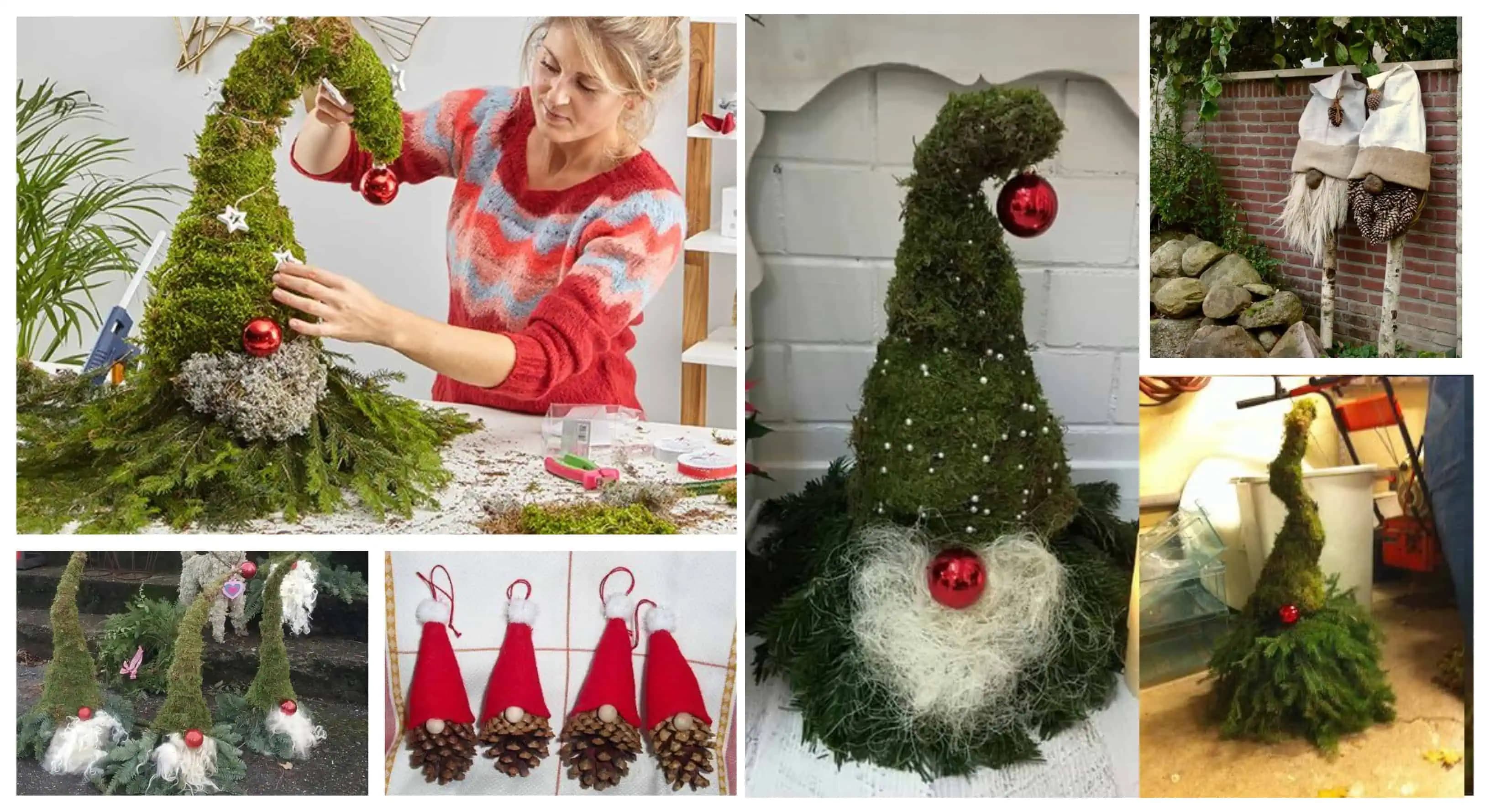 Vianoční škriatkovia z čečiny a prírodných materiálov: 21+ inšpirácií, ktoré vás budú tešiť!